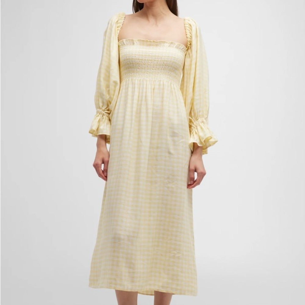 SLEEPER Atlanta Linen Dress